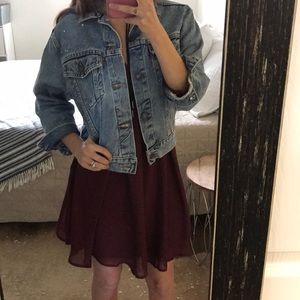 Vintage Levi's cropped denim jacket